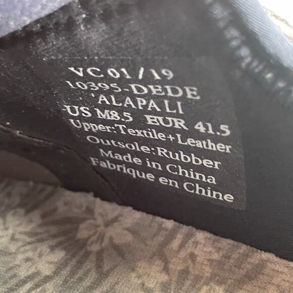 Olukai Alapa Li Men\'s Size 8.5 Blue Mesh Slip On Sneakers Casual Shoe Loafer EUC
